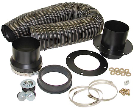 Universal Mounting Kit for Series 9000 5-inch Precleaner - Takes air intake above the hood