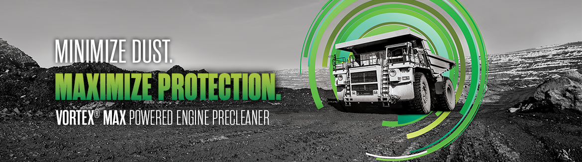 Minimize Dust, Maximixe Protection with Vortex MAX Powered Engine Precleaner